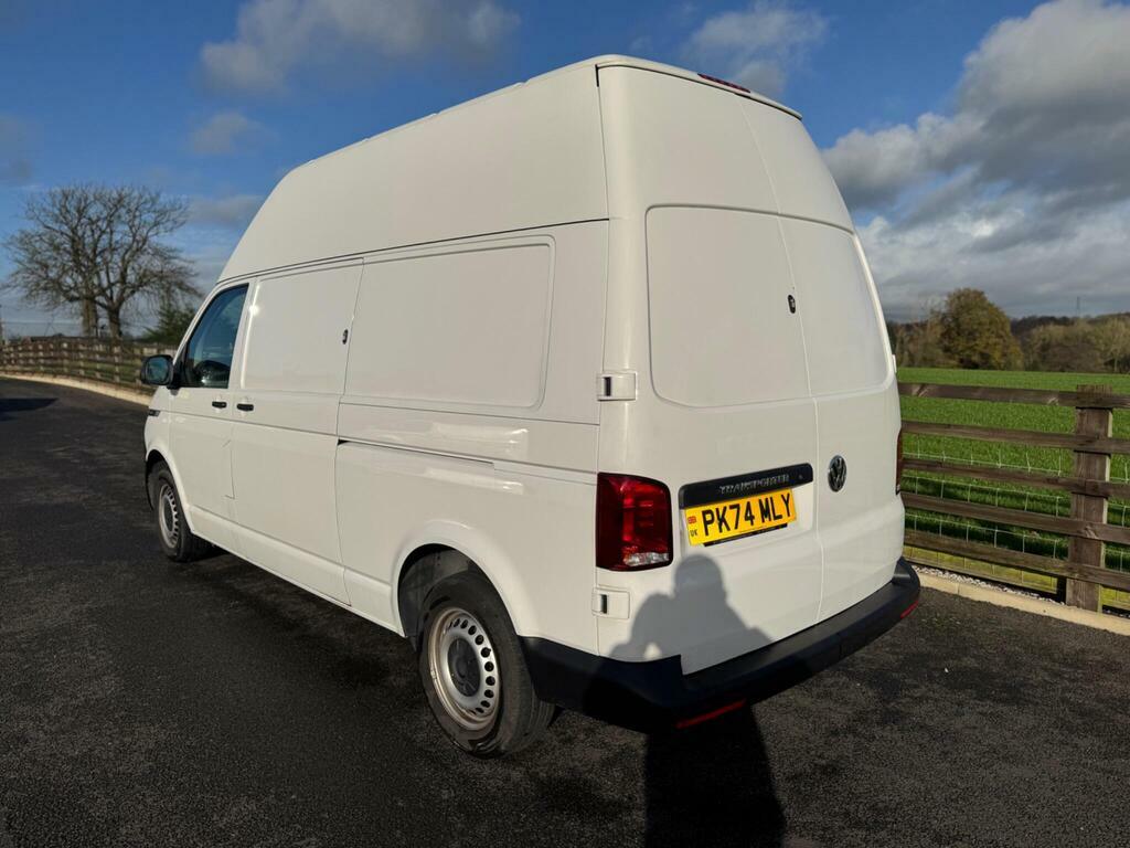 Volkswagen Transporter 2.0 Tdi T32 Startline Panel Van PK74MLY White #5