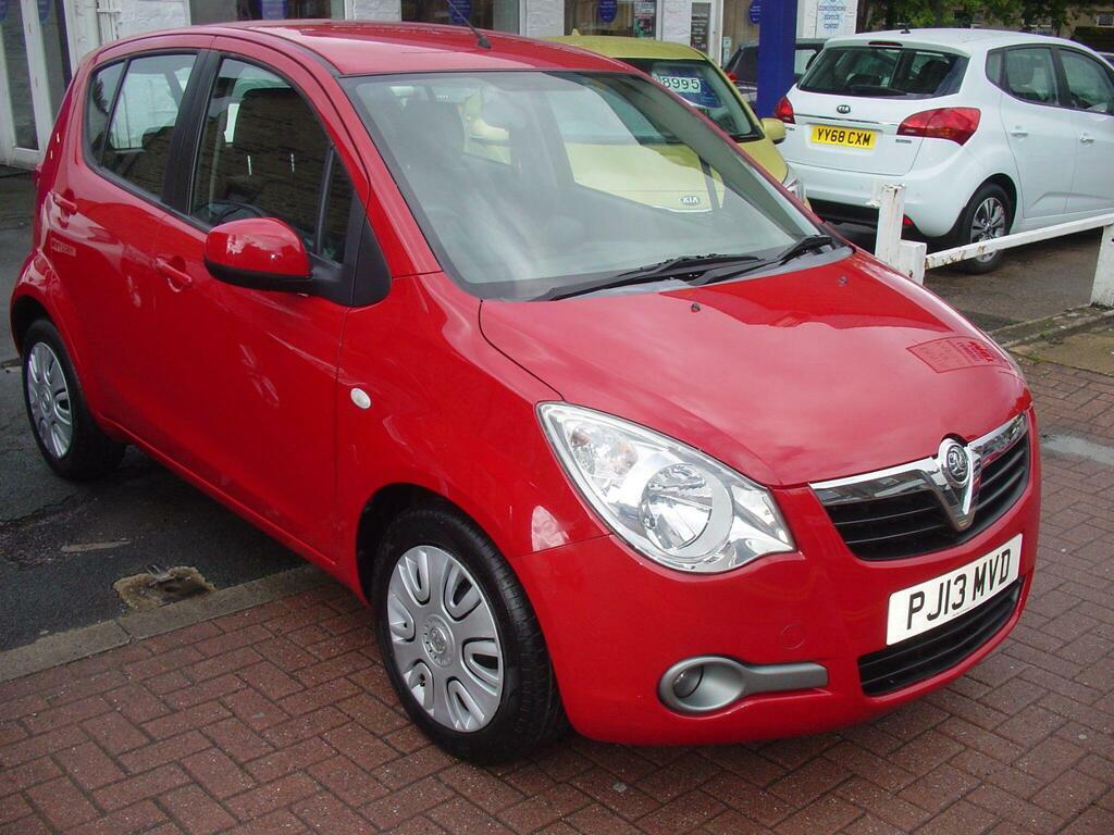Vauxhall Agila 1.0 Ecoflex 12V S Euro 5 PJ13MVD Red #2