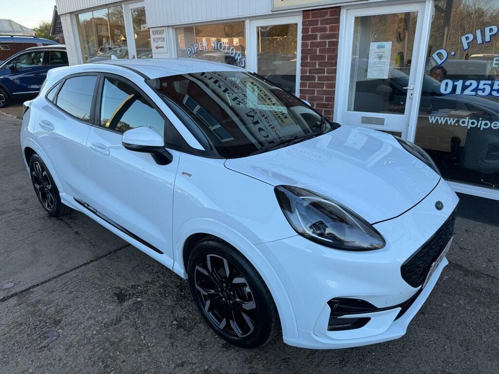 Ford Puma Suv 1.0T Ecoboost Mhev St-line X Euro 6 Ss White
