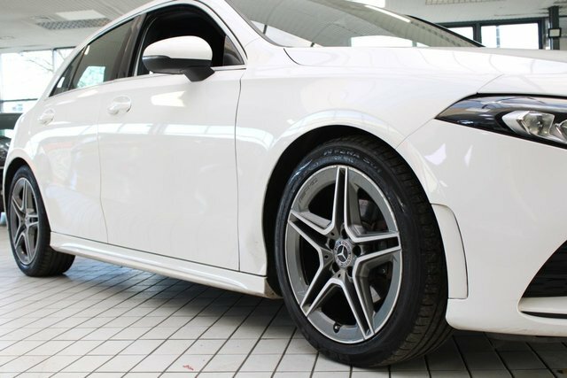 Mercedes-Benz A Class A180d Amg Line Hatchback WH18AUN White #6