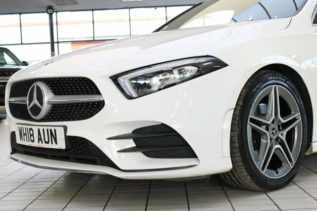 Mercedes-Benz A Class 1.5 A180d Amg Line Hatchback 7G-dct Eur WH18AUN White #2