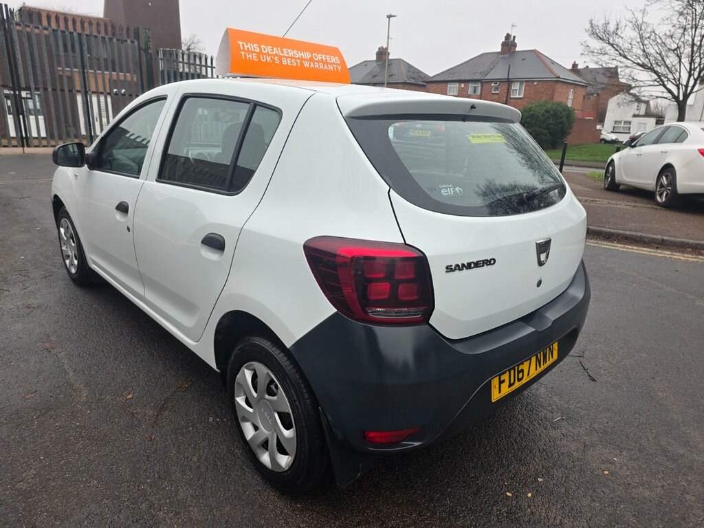 Dacia Sandero 1.0 Sce Access Hatchback Euro 6 FD67NWN White #3