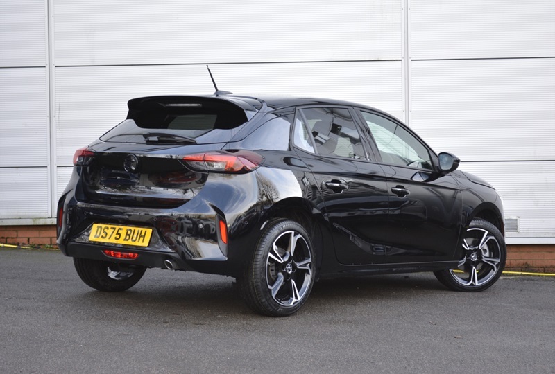 Vauxhall Corsa 1.2 Turbo Gs Hatchback Euro 6 Ss DS75BUH Black #6