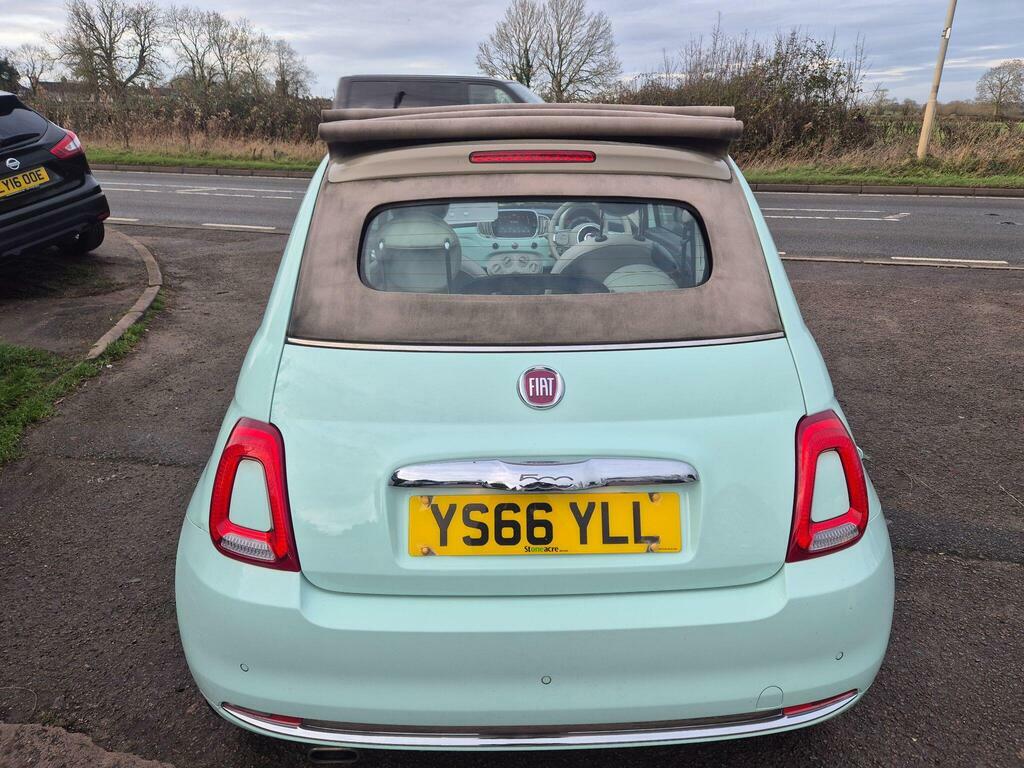 Fiat 500C 1.3 Multijet Lounge Euro 6 Ss YS66YLL Green #5