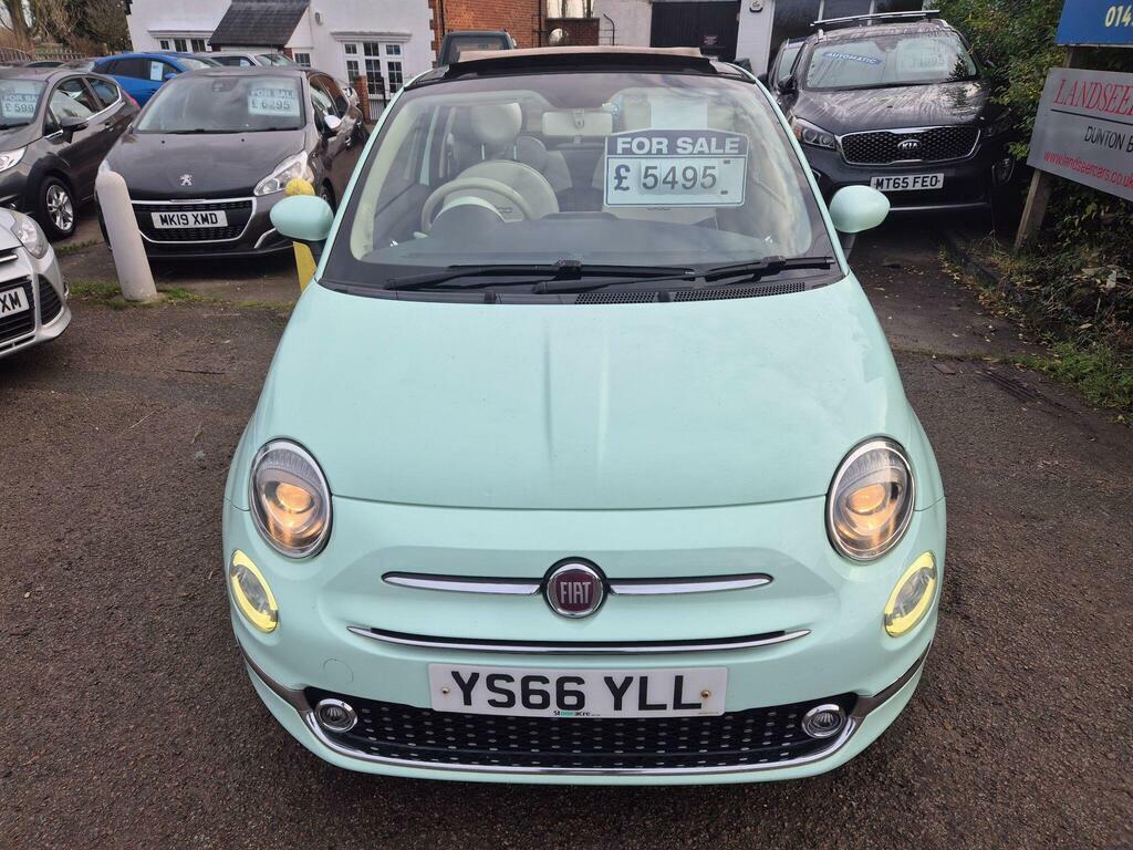 Fiat 500C 1.3 Multijet Lounge Euro 6 Ss YS66YLL Green #2