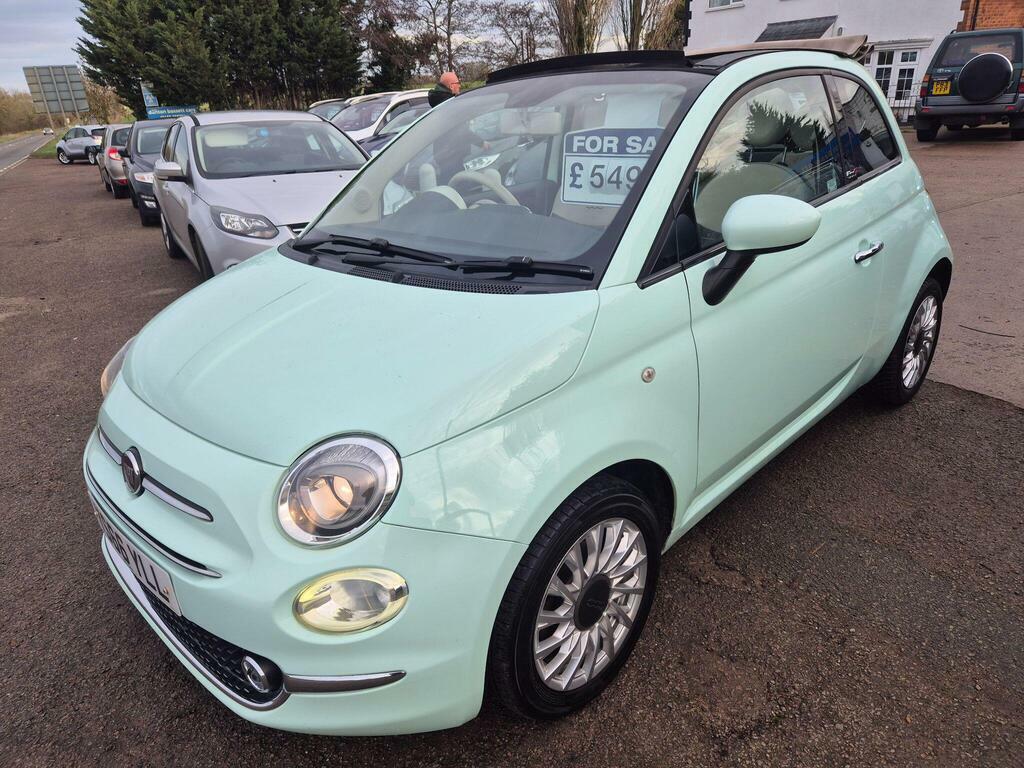 Fiat 500C 1.3 Multijet Lounge Euro 6 Ss YS66YLL Green #3