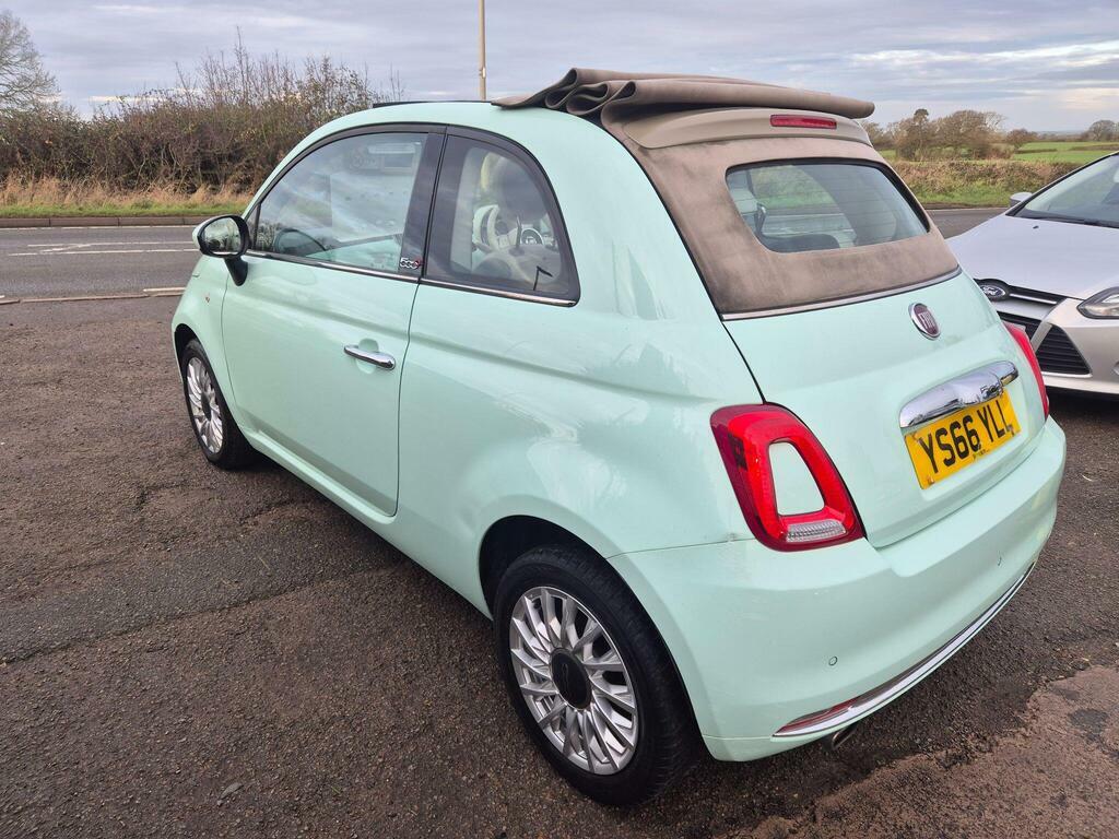 Fiat 500C 1.3 Multijet Lounge Euro 6 Ss YS66YLL Green #4