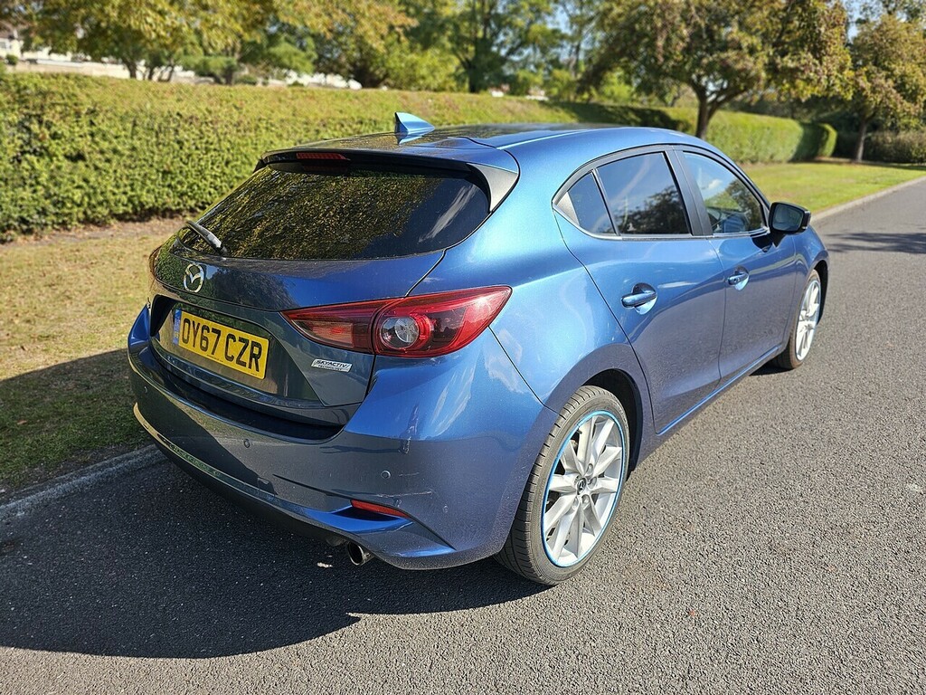 Mazda 3 Skyactiv-g Sport Nav U2959 Ulez OY67CZR Blue #3
