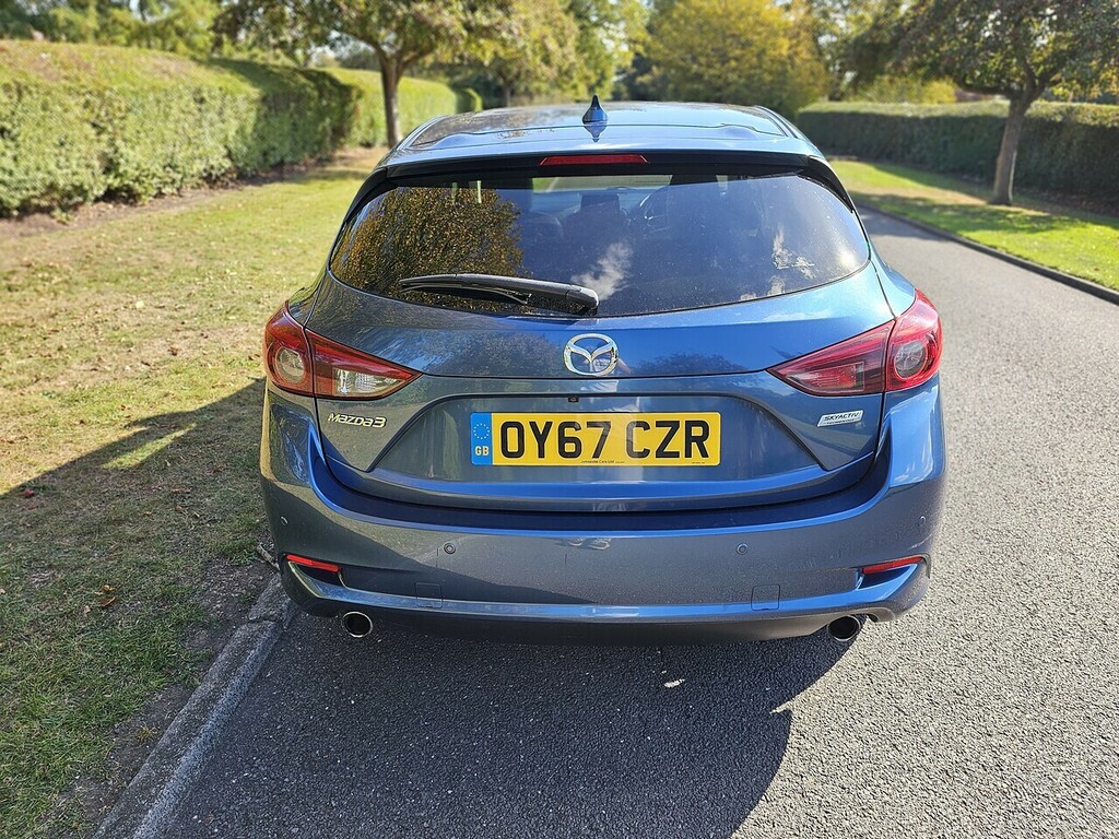 Mazda 3 Skyactiv-g Sport Nav U2959 Ulez OY67CZR Blue #4