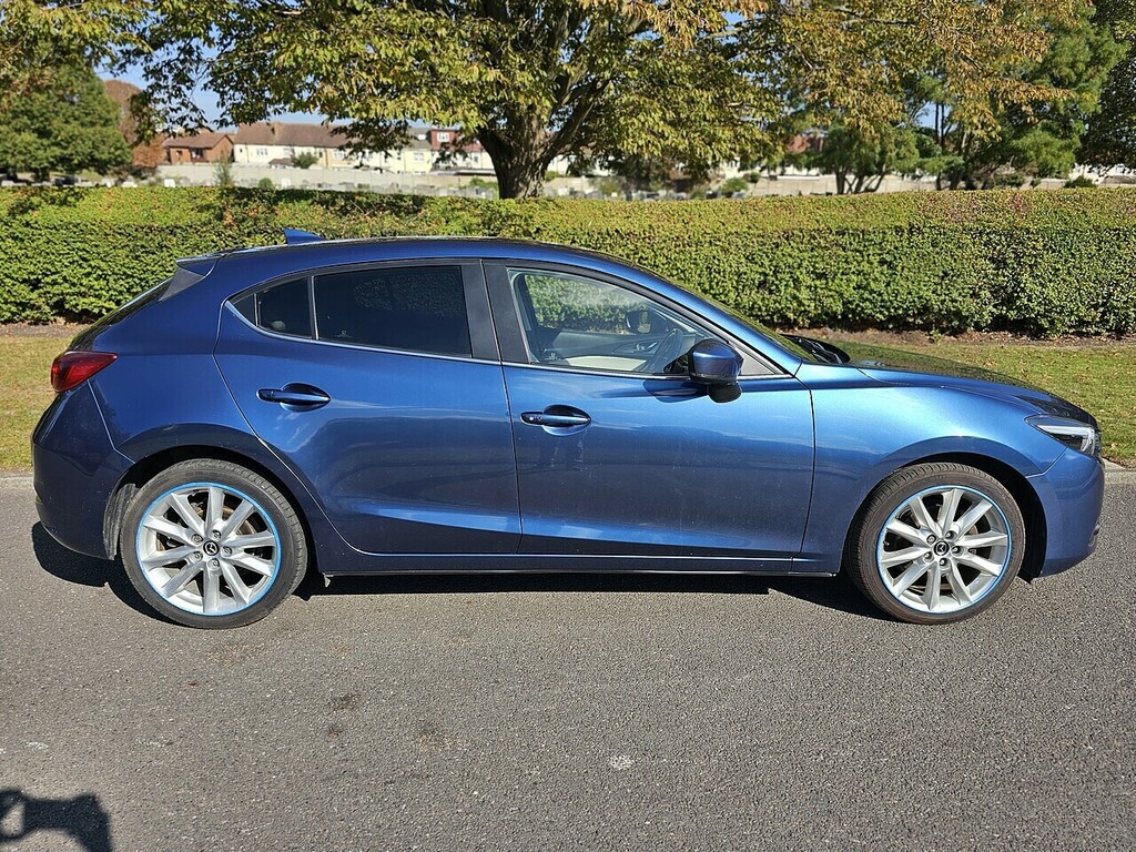 Mazda 3 Skyactiv-g Sport Nav U2959 Ulez OY67CZR Blue #2