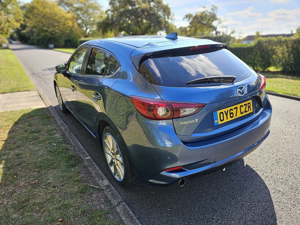 Mazda 3 Skyactiv-g Sport Nav U2959 Ulez OY67CZR Blue #6