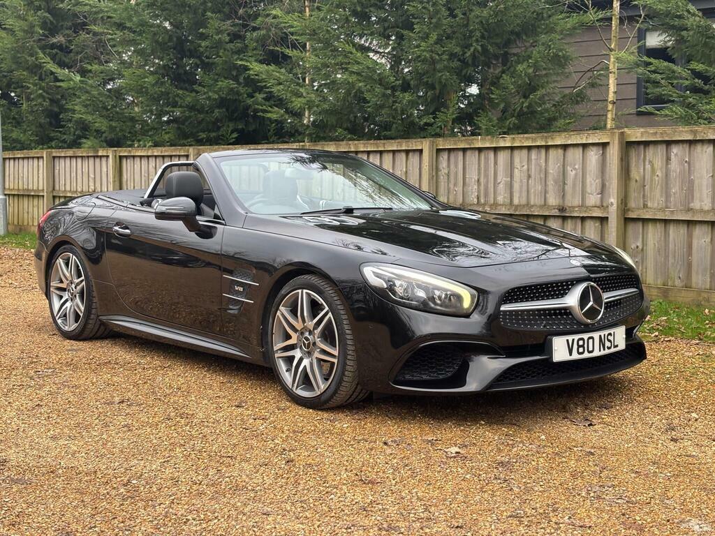 Mercedes-Benz SL Class 4.7 Sl500 V8 Amg Line Roadster G-tronic Euro 6 S Black #4