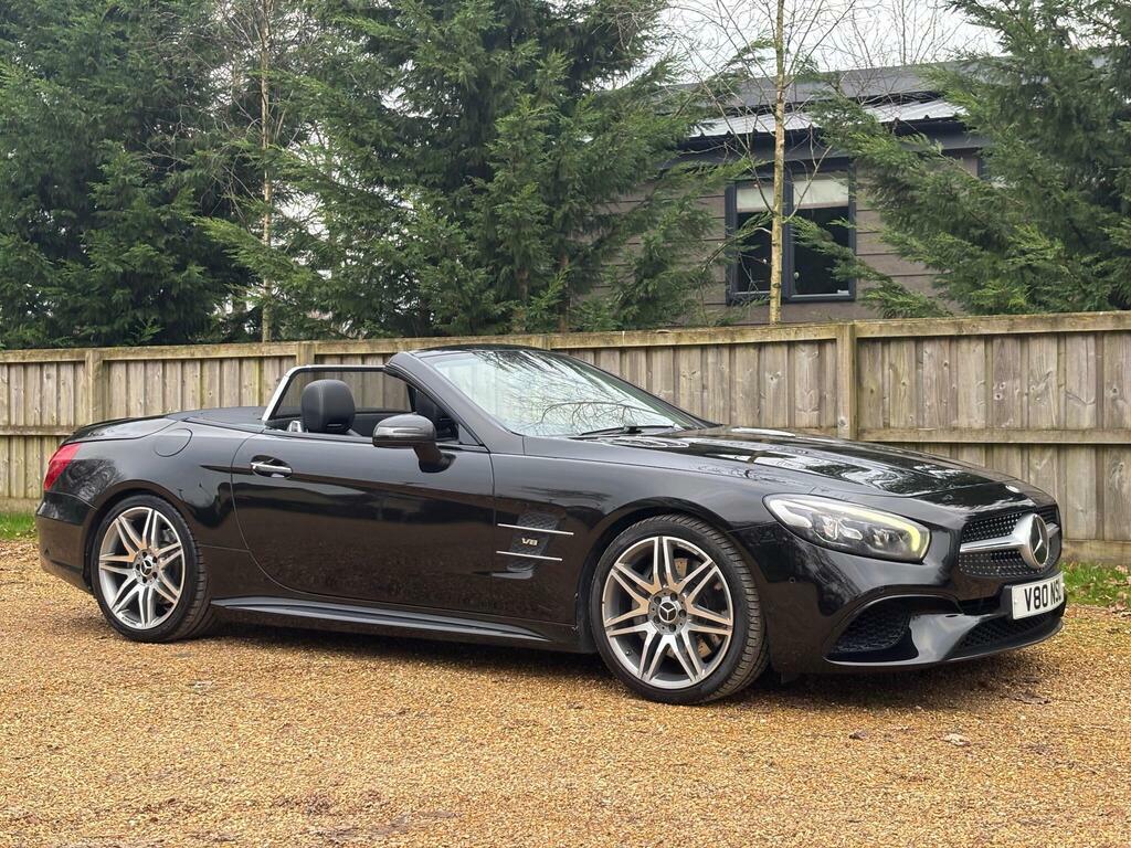 Mercedes-Benz SL Class 4.7 Sl500 V8 Amg Line Roadster G-tronic Euro 6 S Black