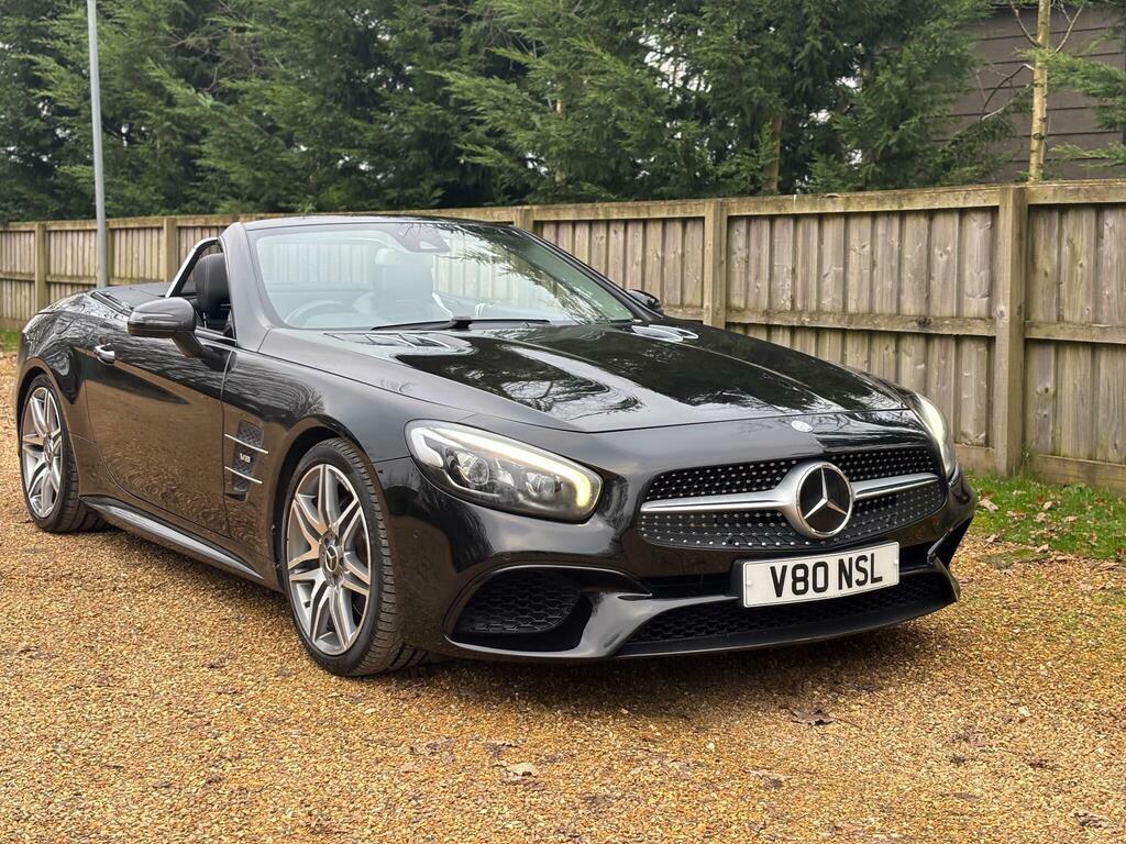 Mercedes-Benz SL Class 4.7 Sl500 V8 Amg Line Roadster G-tronic Euro 6 S Black #6