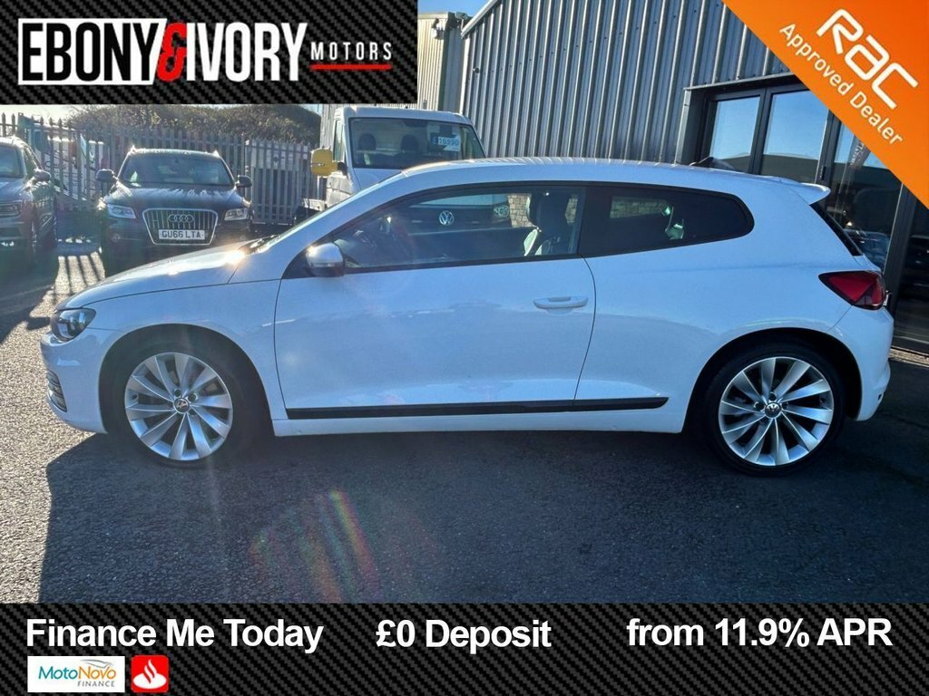 Volkswagen Scirocco 2L Gt KW16JNO White #2