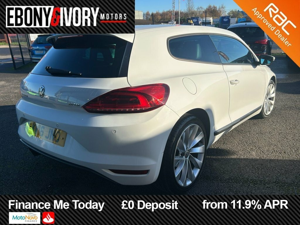 Volkswagen Scirocco 2L Gt KW16JNO White #5