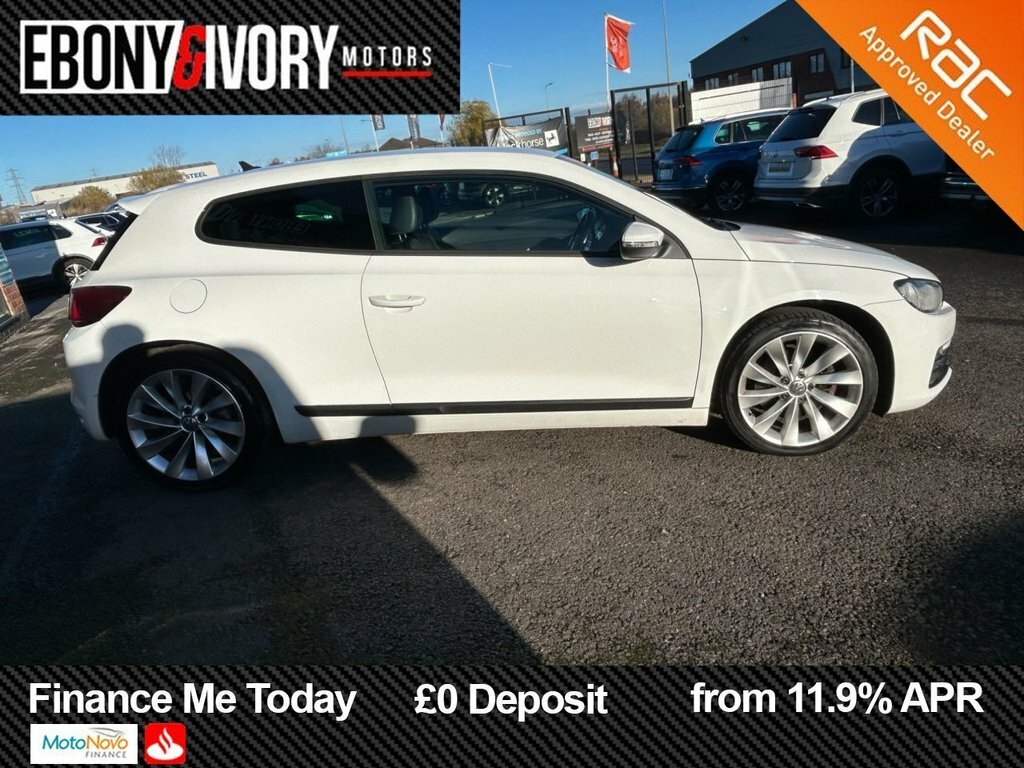 Volkswagen Scirocco 2L Gt KW16JNO White #6