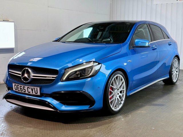 Mercedes-Benz A Class 2015 2.0 A45 Amg Premium Hatchback Sp Blue #2