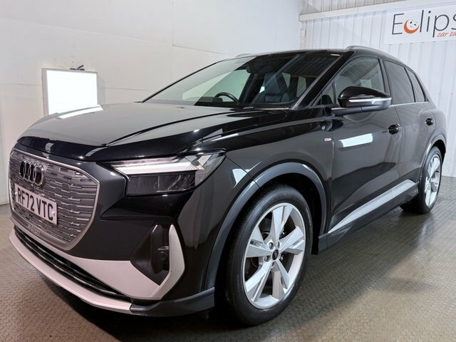 Audi Q4 E Tron 2023 35 S Line Suv 55Kwh 170 Ps RF72VTC Black #3