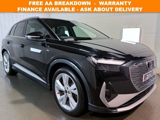 Audi Q4 E Tron 2023 35 S Line Suv 55Kwh 170 Ps Black
