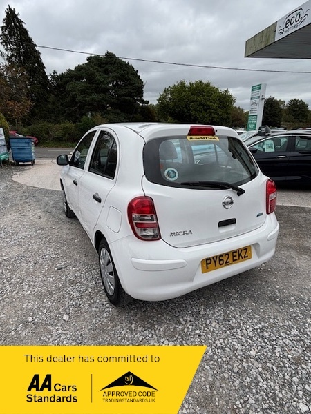 Nissan Micra Visia Dci-2 Previous Owners-great PY62EKZ White #5