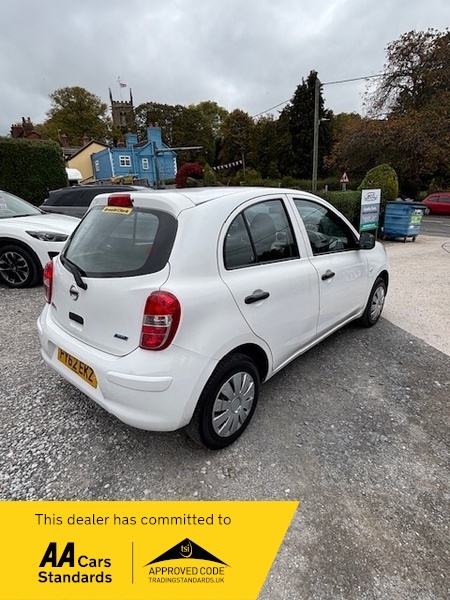 Nissan Micra Visia Dci-2 Previous Owners-great PY62EKZ White #6