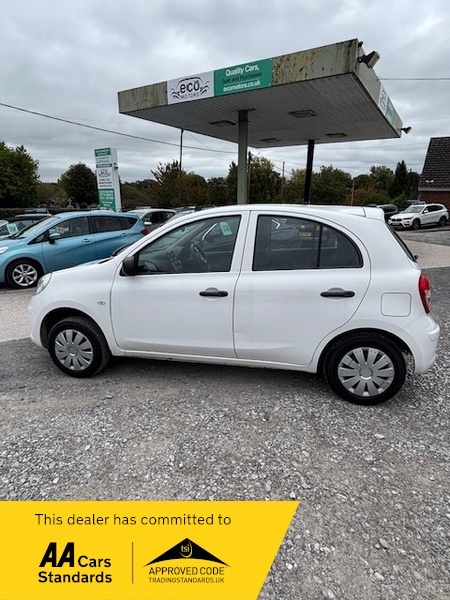 Nissan Micra Visia Dci-2 Previous Owners-great PY62EKZ White #4