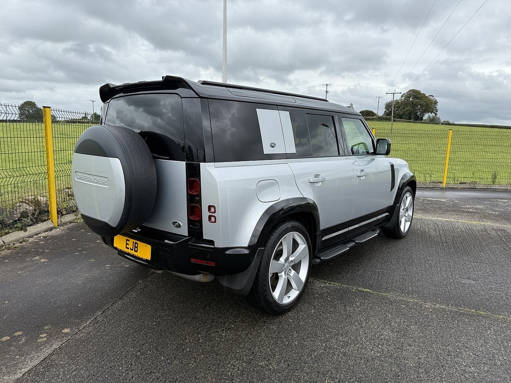 Land Rover Defender 110 Sd4 First Edition 7 Seater U5146 Ulez FJZ88 Silver #3