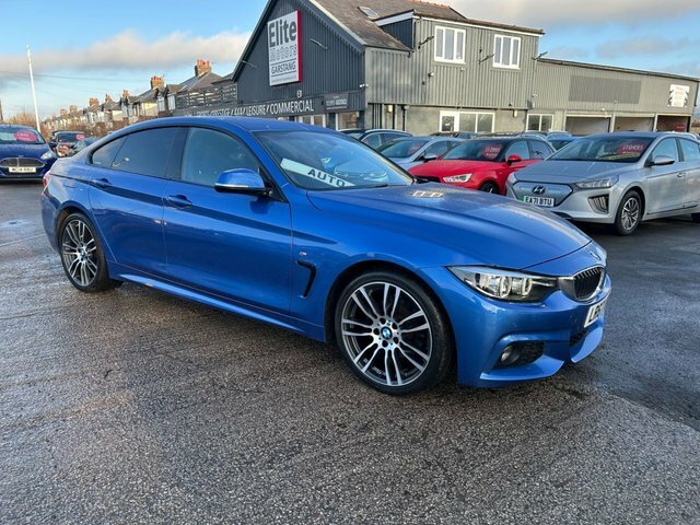 BMW 4 Series Gran Coupe 2017 2.0 420D M Sport Hatchback Eu Blue