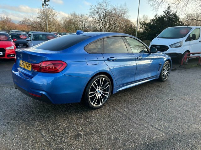 BMW 4 Series Gran Coupe 2017 2.0 420D M Sport Hatchback Eu LR67YDF Blue #2