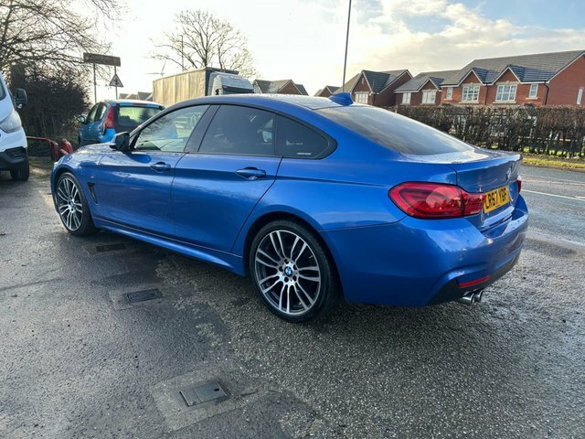 BMW 4 Series Gran Coupe 2017 2.0 420D M Sport Hatchback Eu LR67YDF Blue #3