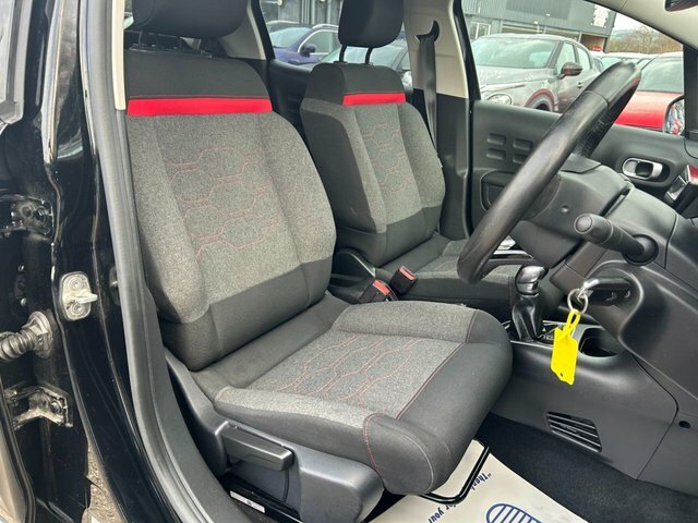 Citroen C3 2018 1.2 Puretech Flair Nav Edition Hatchback EF68GKX Black #3