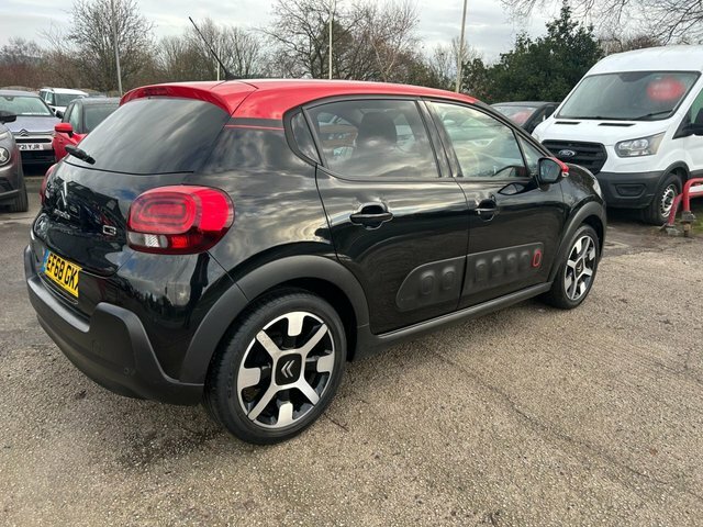 Citroen C3 2018 1.2 Puretech Flair Nav Edition Hatchback EF68GKX Black #2