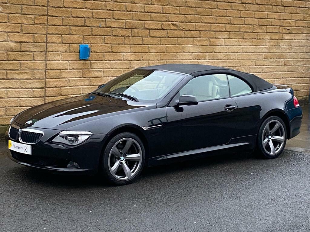 BMW 6 Series Convertible 3.0 635D Sport Steptronic Euro 4 Black #9