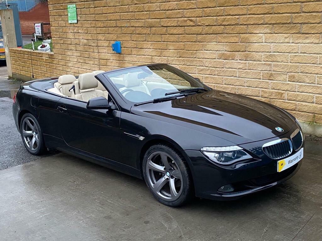 BMW 6 Series Convertible 3.0 635D Sport Steptronic Euro 4 Black #8