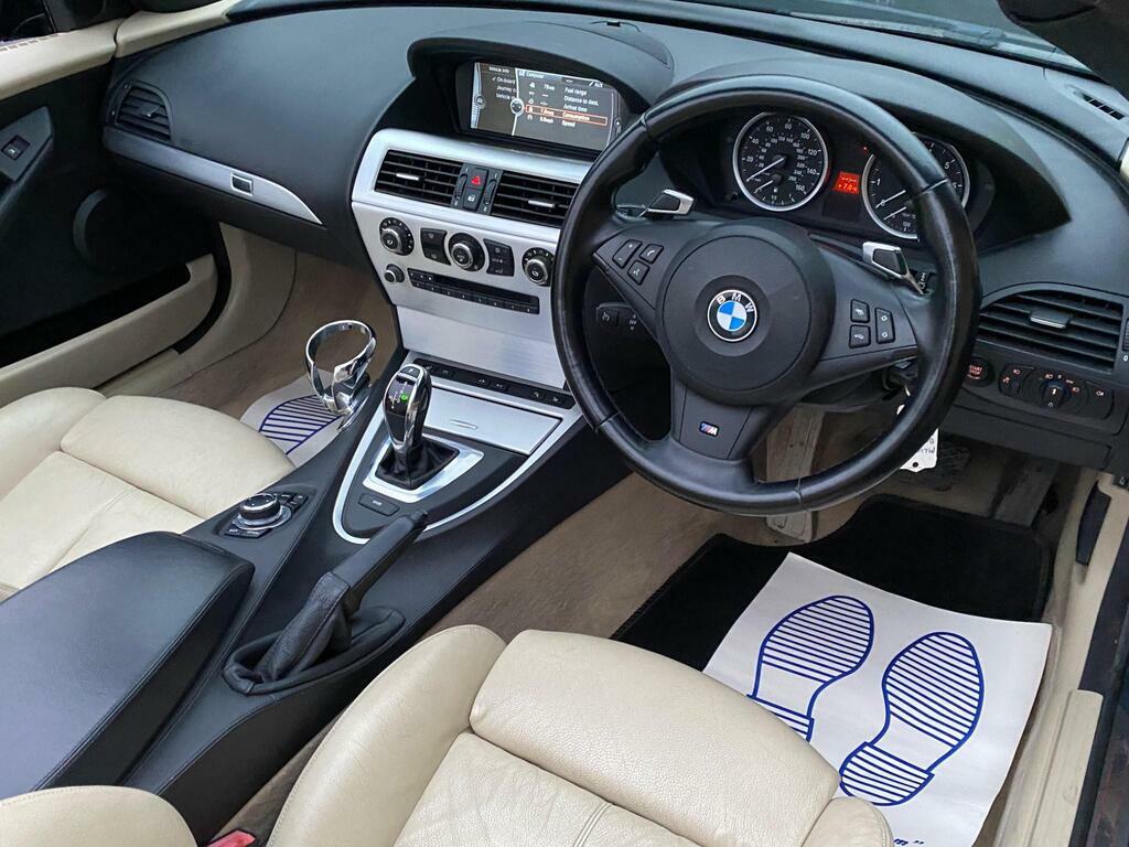 BMW 6 Series Convertible 3.0 635D Sport Steptronic Euro 4 Black #20