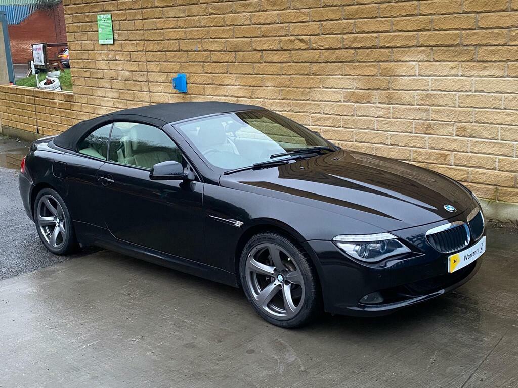 BMW 6 Series Convertible 3.0 635D Sport Steptronic Euro 4 Black #18