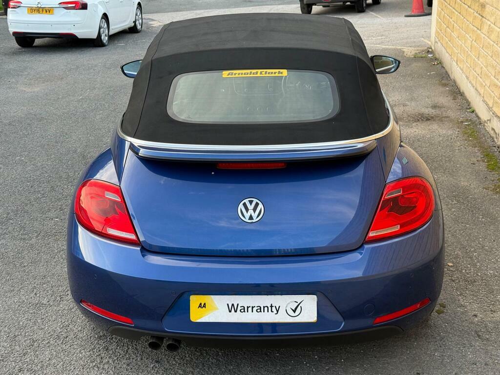 Volkswagen Beetle 2.0 Tdi Sport Cabriolet Euro 5 Blue #4