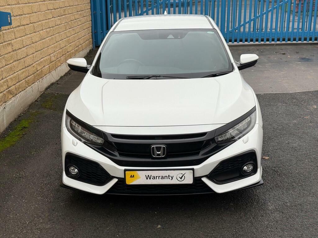 Honda Civic 1.5 Vtec Turbo Sport Euro 6 S S White #5