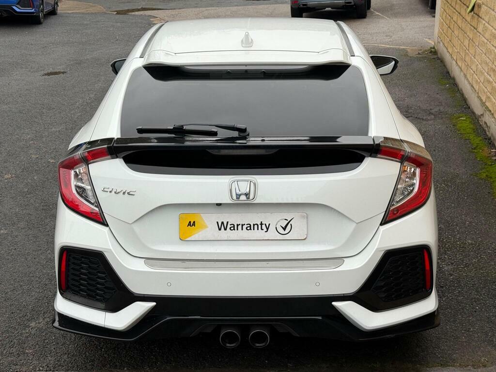 Honda Civic 1.5 Vtec Turbo Sport Euro 6 S S White #4