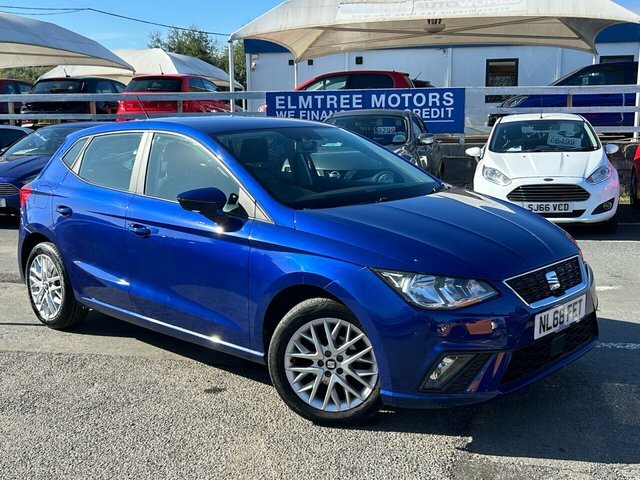 Seat Ibiza 1.0 Tsi Gpf Se Technology Hatchback NL68FET Blue #2