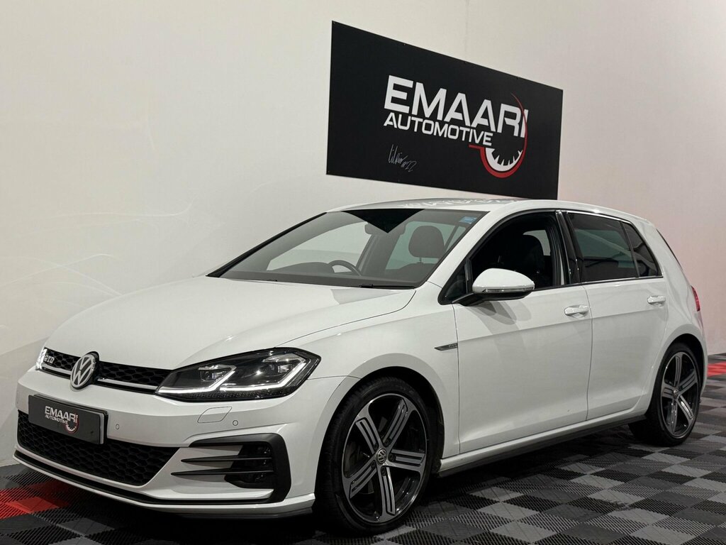 Volkswagen Golf 2.0 Tdi Gtd Blueline Dsg Euro 6 Ss WG18LMY White #2