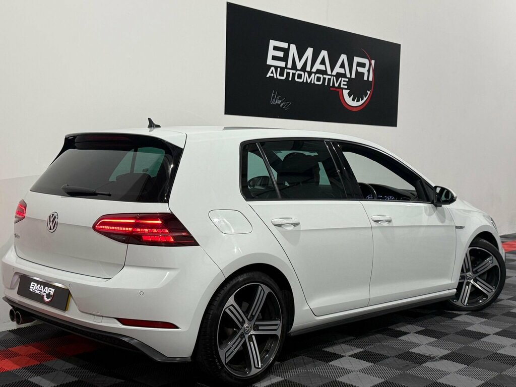 Volkswagen Golf 2.0 Tdi Gtd Blueline Dsg Euro 6 Ss WG18LMY White #6