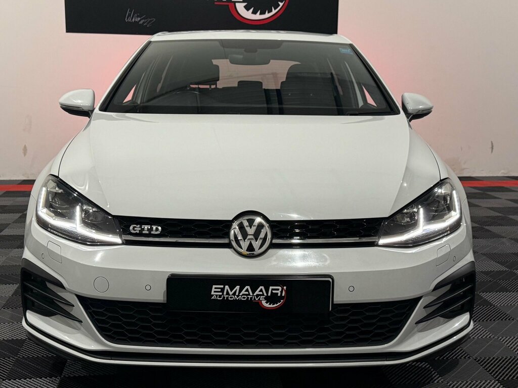 Volkswagen Golf 2.0 Tdi Gtd Blueline Dsg Euro 6 Ss WG18LMY White #5