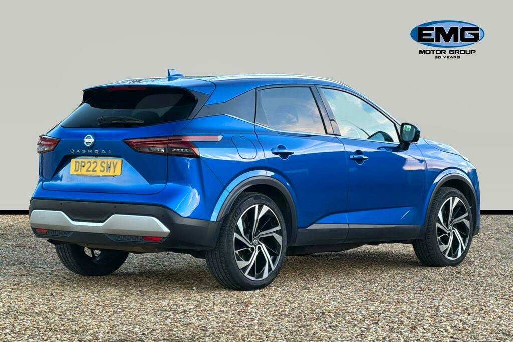 Nissan Qashqai 1.3 Dig T Mhev Tekna Plus Suv Hybrid Xt DP22SWY Blue #6