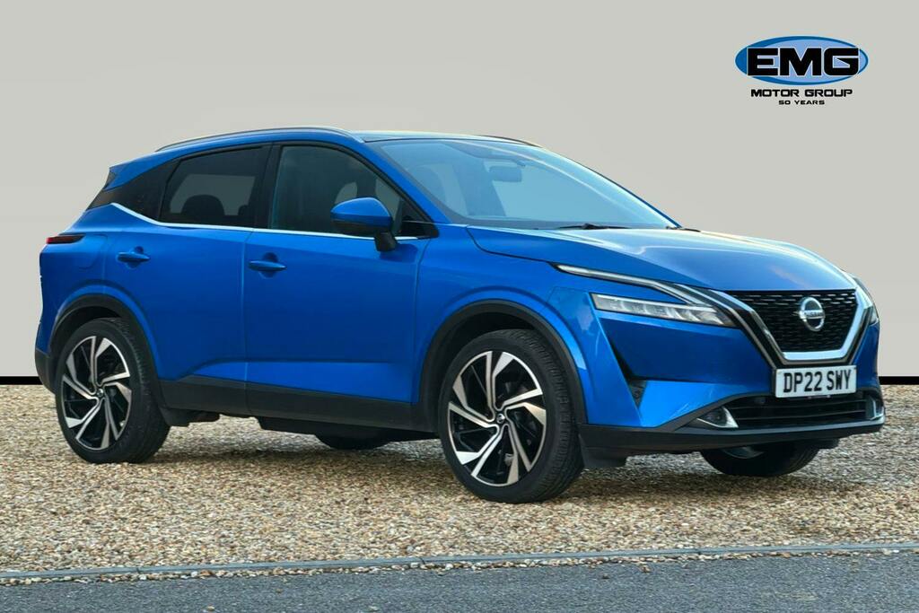 Nissan Qashqai 1.3 Dig T Mhev Tekna Plus Suv Hybrid Xt Blue