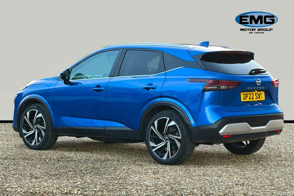 Nissan Qashqai 1.3 Dig T Mhev Tekna Plus Suv Hybrid Xt DP22SWY Blue #4