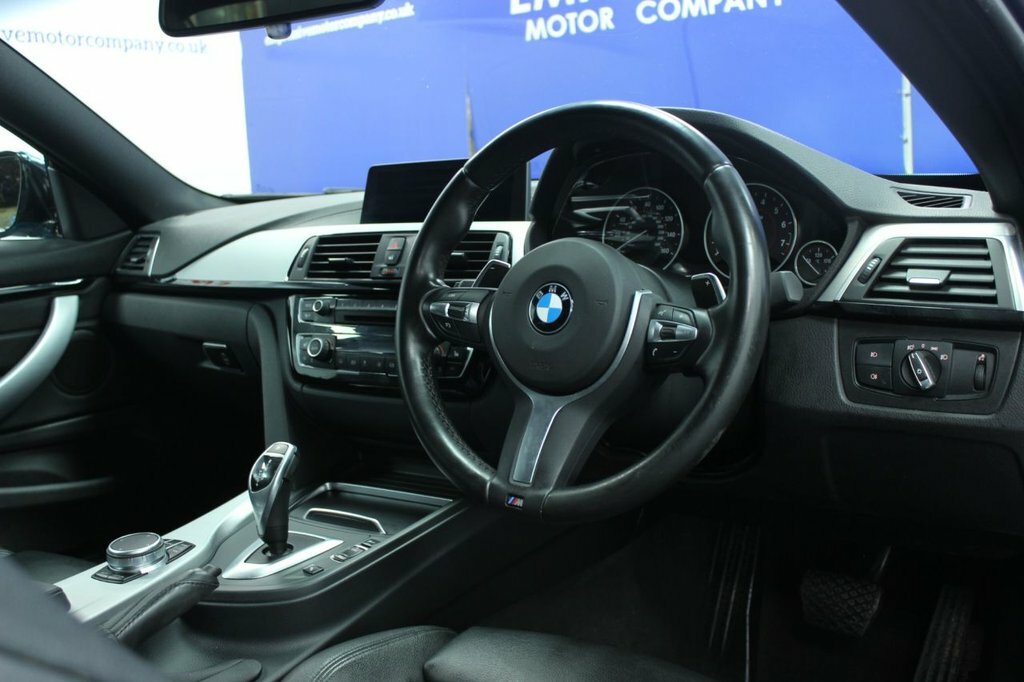 BMW 4 Series Gran Coupe 2L M Sport YE18XJY Blue #4
