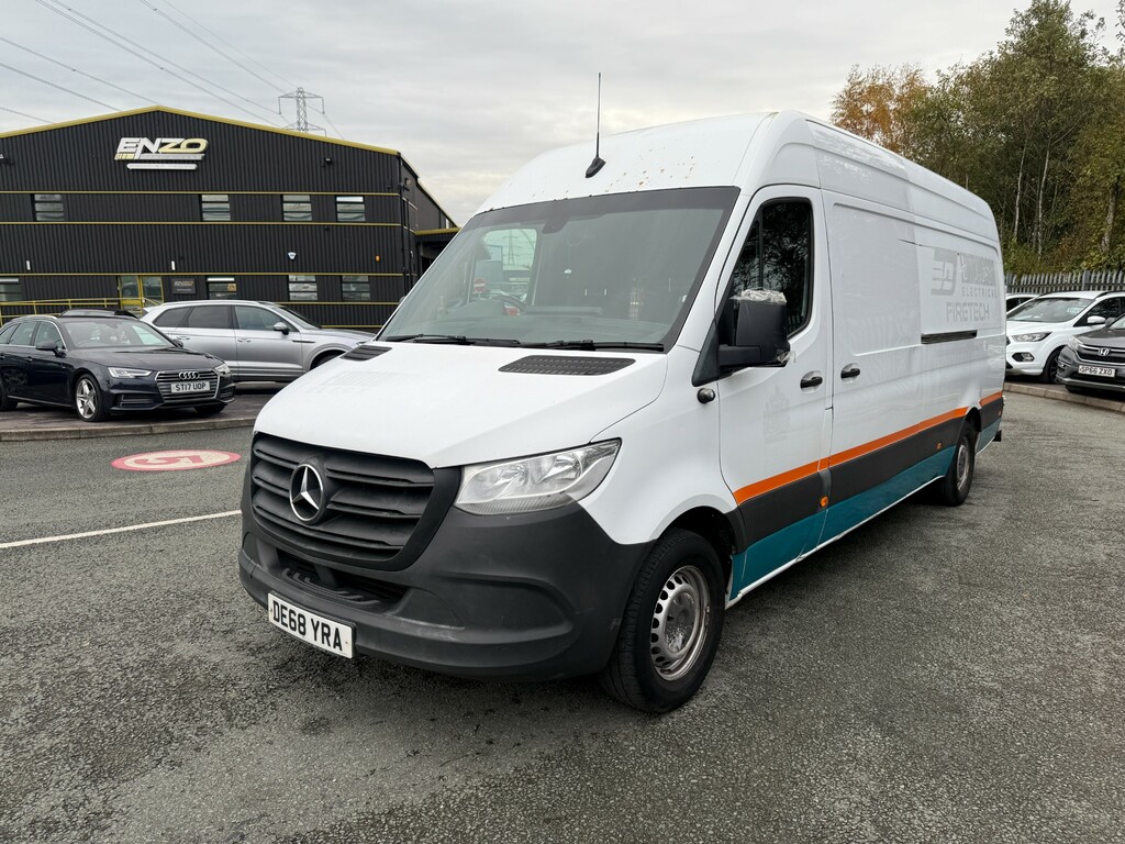 Mercedes-Benz Sprinter 2.1 314 Cdi Panel Van Rwd L3 H2 DE68YRA White #3