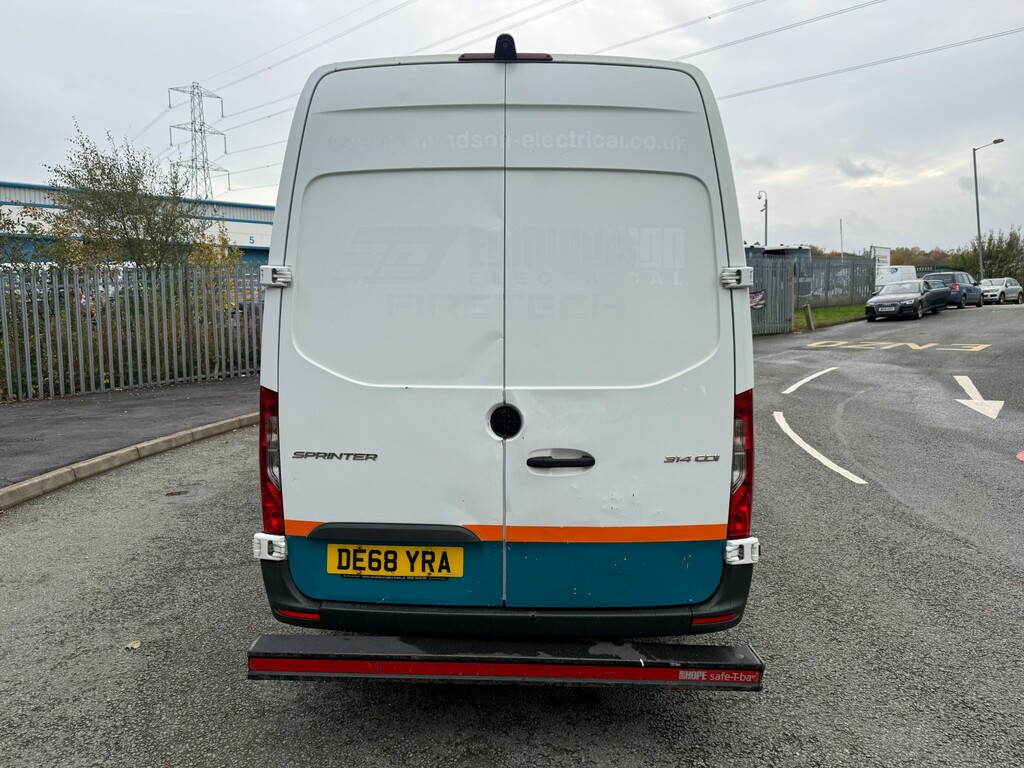 Mercedes-Benz Sprinter 2.1 314 Cdi Panel Van Rwd L3 H2 DE68YRA White #6